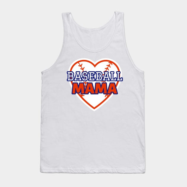 Baseball Mama Tank Top by GAMAS Threads